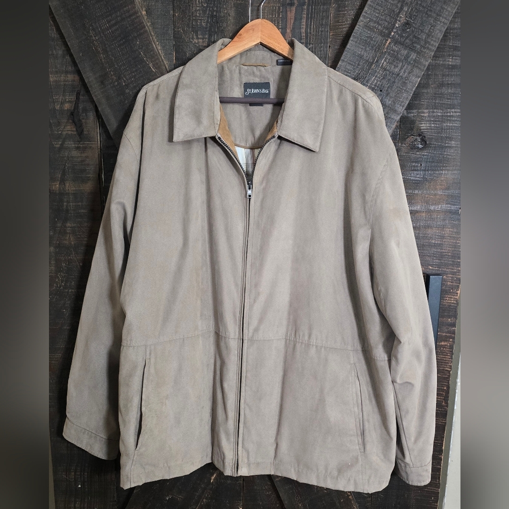 St. John's Bay Men's Tan Jacket 2X